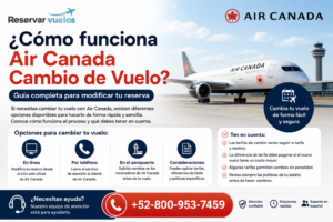 Air Canada Cambio de Vuelo
