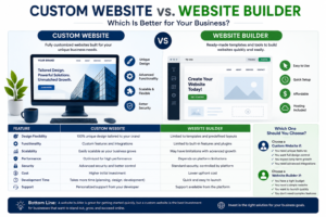 Custom Website vs. Website Builder