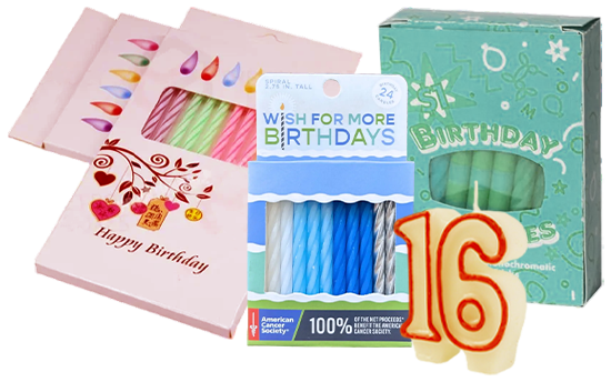 Custom 16 Wishes Candle Boxes