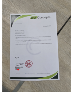 CPA Letter for a Mortgage