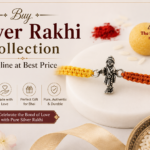 silver rakhi online