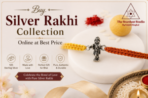 silver rakhi online