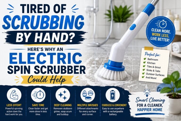 electric spin scrubber