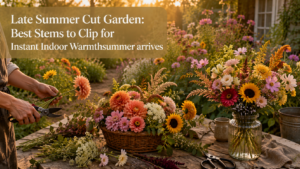 Late Summer Cut Garden Best Stems to Clip for Instant Indoor Warmth Summer Arrives
