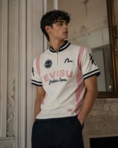 Palace x Evisu Cycle Knit Off White