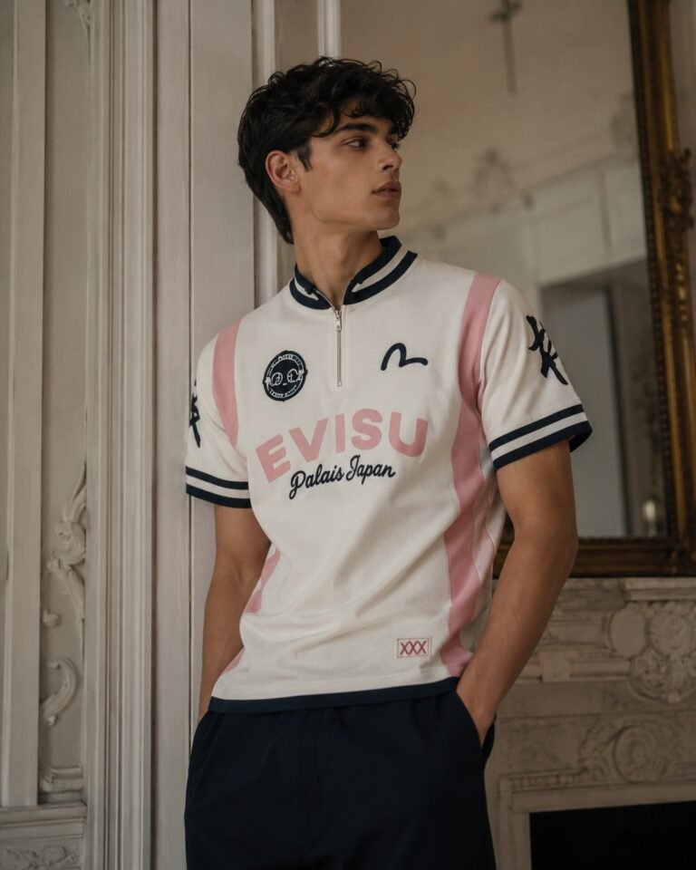 Palace x Evisu Cycle Knit Off White