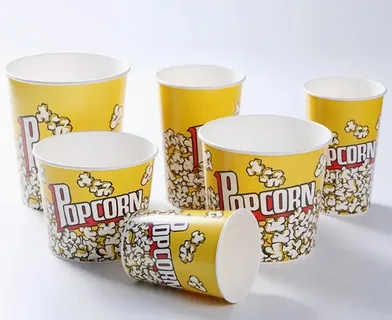 Printed Popcorn Cups