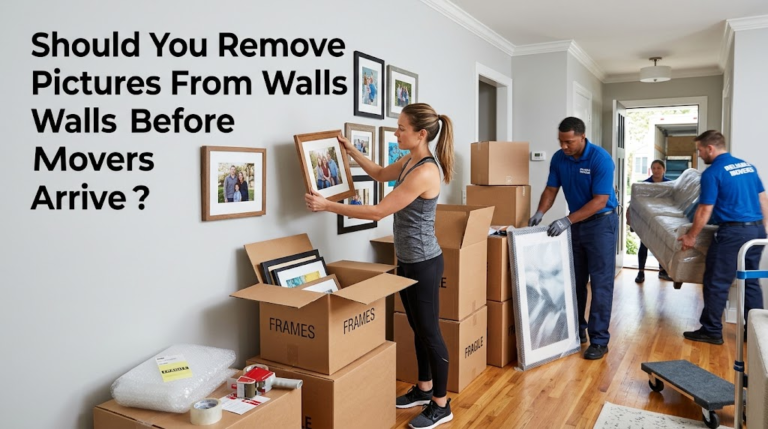 Should You Remove Pictures From Walls Before Movers Arrive