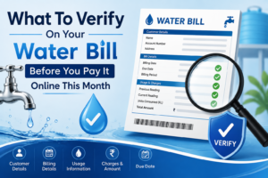 What To Verify On Your Water Bill Before You Pay It Online This Month