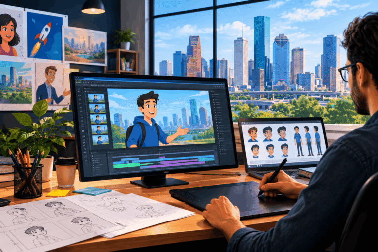 2D Animation Studios in Houston
