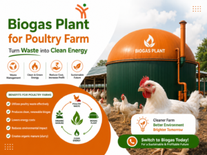 biogas plant for poultry farm