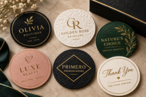 Custom Luxury Textured Stickers