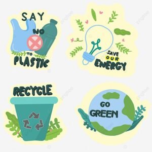 Custom eco safe sticker