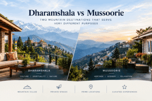 Dharamshala Vs Mussoorie Villa Destination Comparison Guide