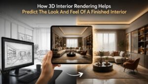 How 3D Interior Rendering Helps Predict The Look And Feel Of A Finished Interior