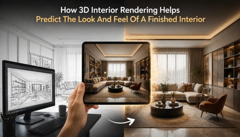 How 3D Interior Rendering Helps Predict The Look And Feel Of A Finished Interior