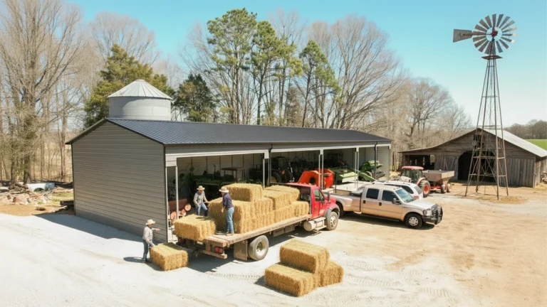 Metal Farm Building