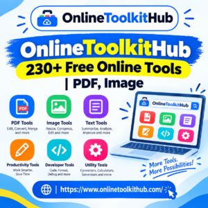OnlineToolkitHub – 230+ Free Online Tools | PDF, Image