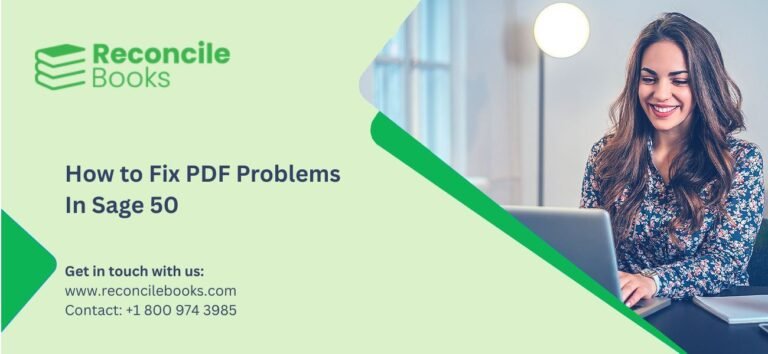 PDF Problems In Sage 50